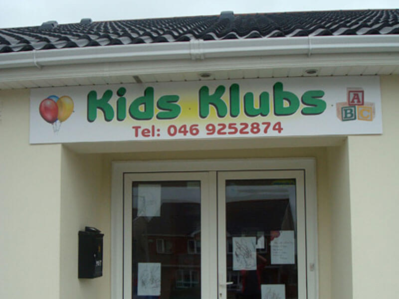 front door of kids klubs childcare creche kells co.meath